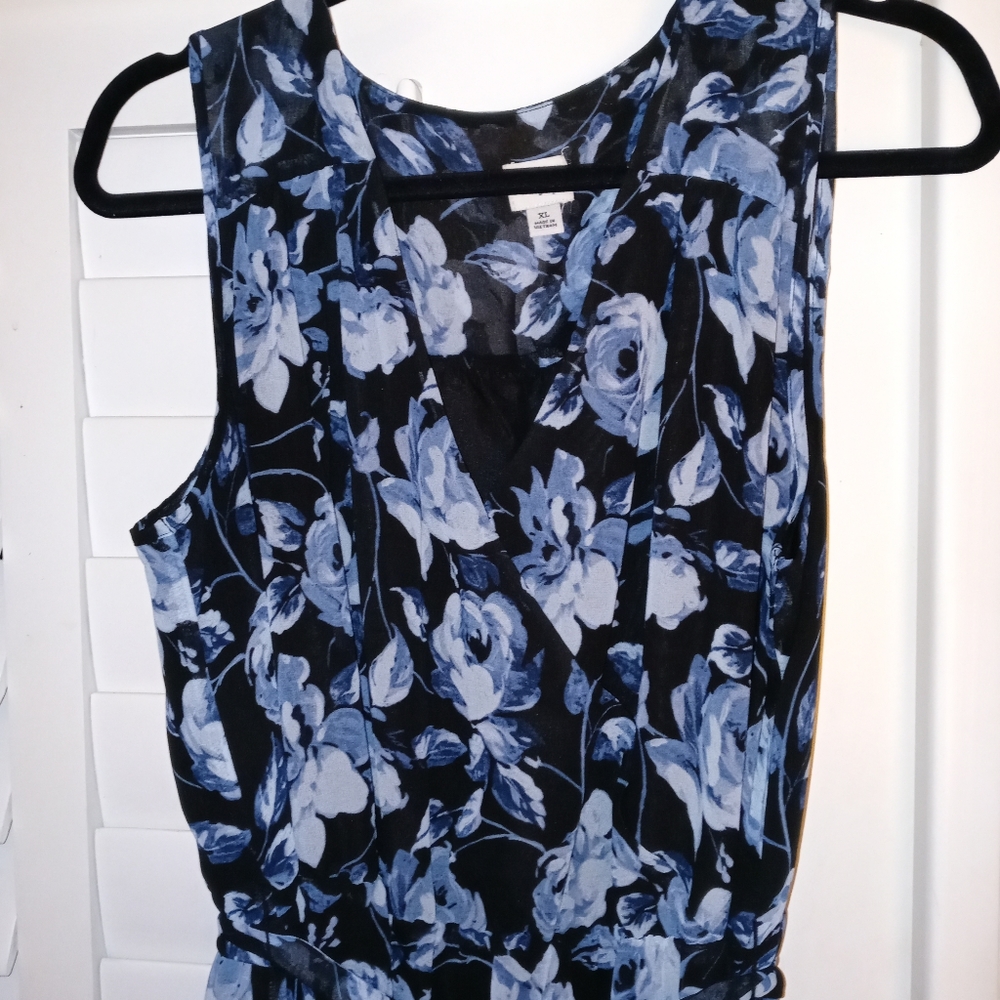 A New Day Navy Floral Dress